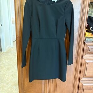 Elizabeth and James Black Long-Sleeve Dress
